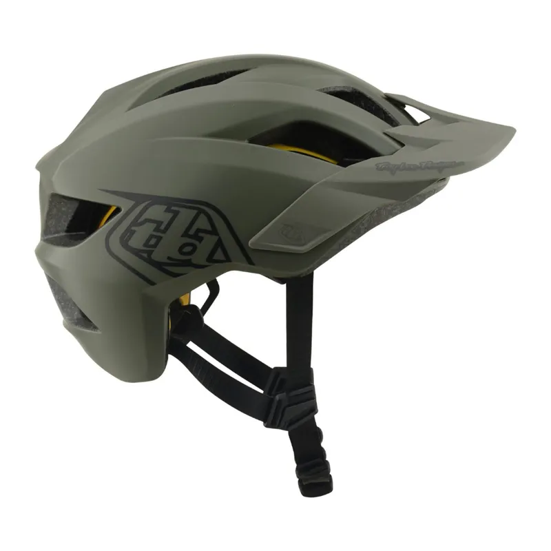 Troy Lee Designs Flowline Youth Helmet Point Army/Phantom-1
