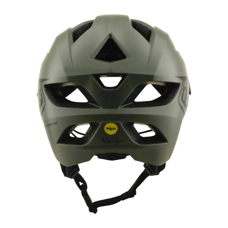 Troy Lee Designs Flowline Youth Helmet Point Army/Phantom-3