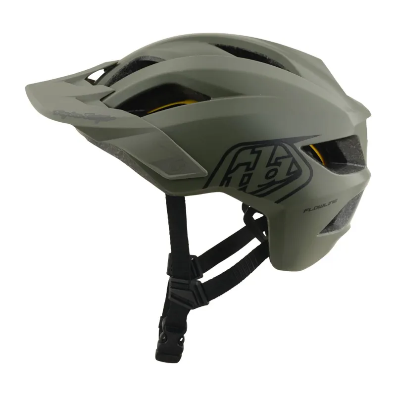 Troy Lee Designs Flowline Youth Helmet Point Army/Phantom-5