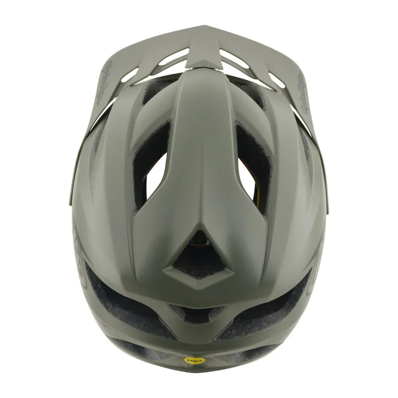 Troy Lee Designs Flowline Youth Helmet Point Army/Phantom-7