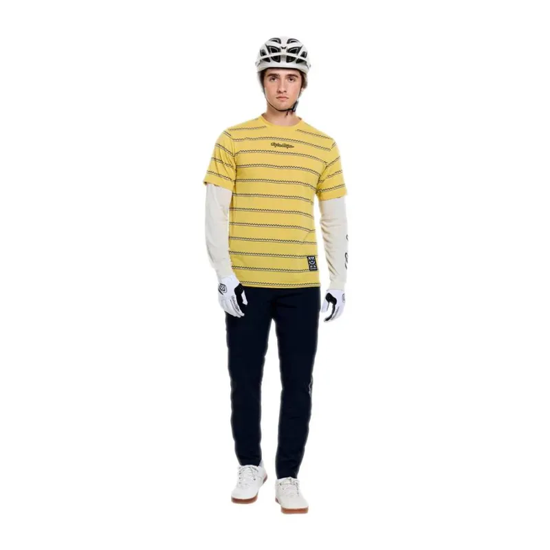 Troy Lee Designs Skyline Fakie Ride Long Sleeve T-Shirt Stripe Butter-9