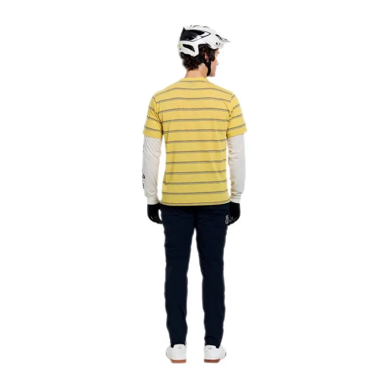 Troy Lee Designs Skyline Fakie Ride Long Sleeve T-Shirt Stripe Butter-11