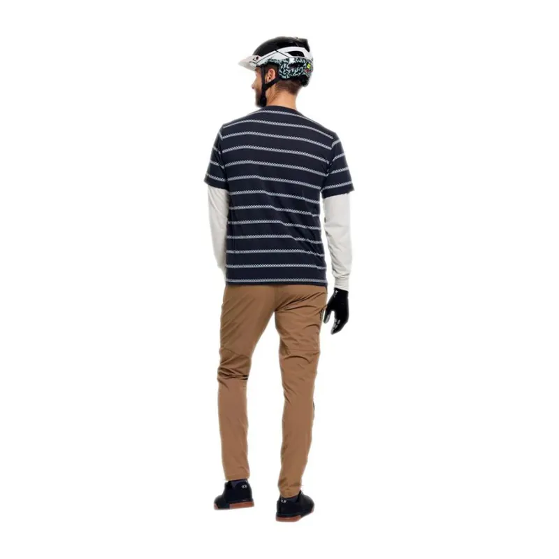 Troy Lee Designs Skyline Fakie Ride Long Sleeve T-Shirt Stripe Carbon-11