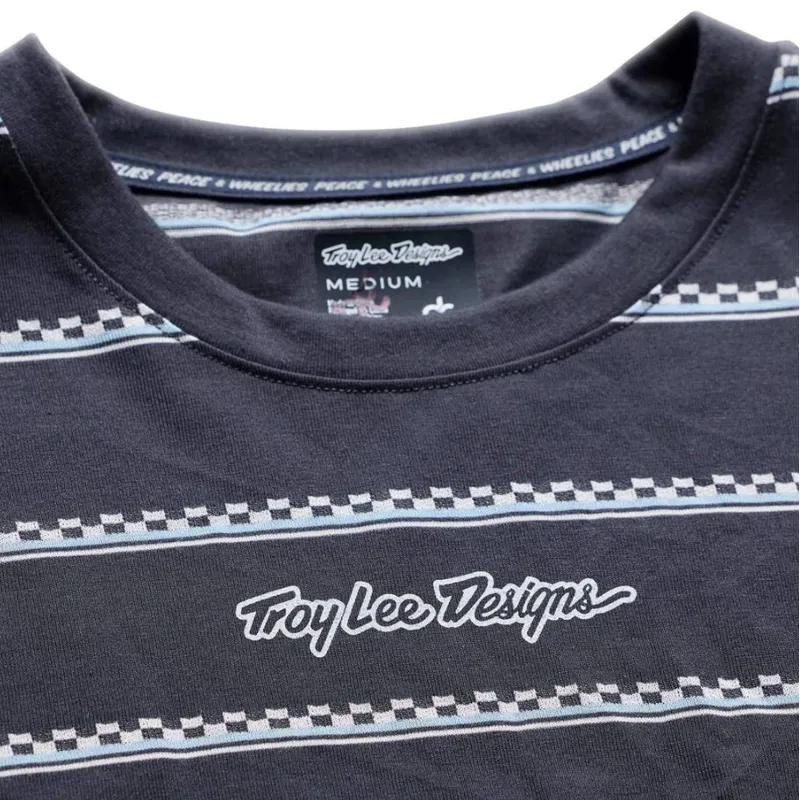Troy Lee Designs Skyline Fakie Ride Long Sleeve T-Shirt Stripe Carbon-2
