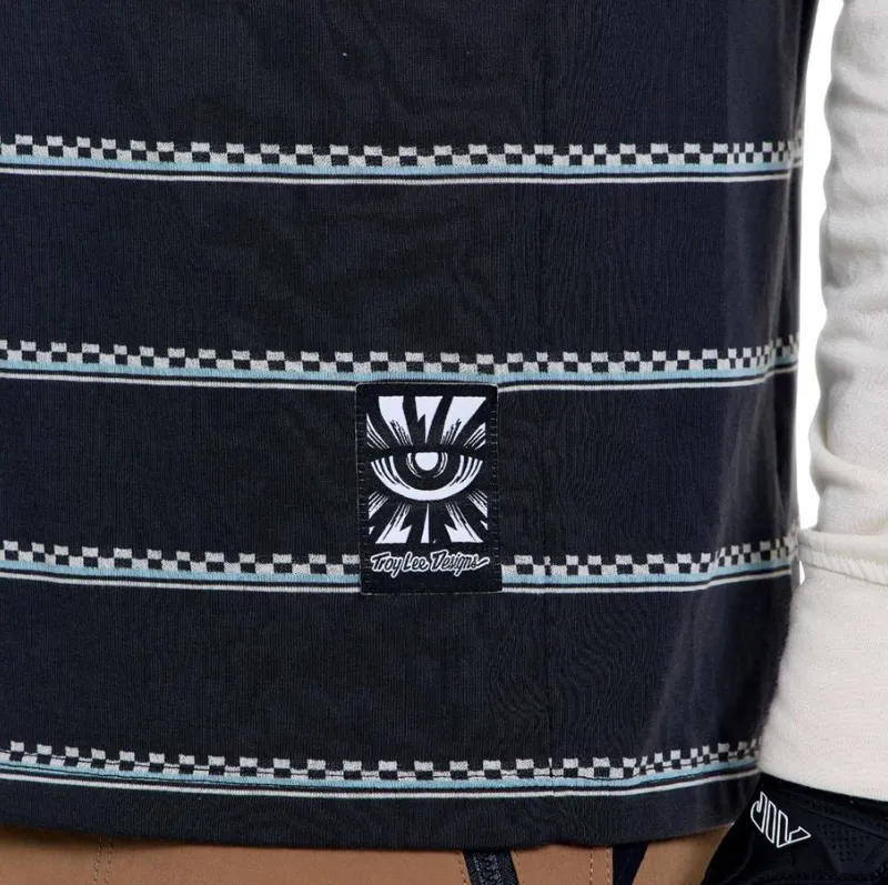 Troy Lee Designs Skyline Fakie Ride Long Sleeve T-Shirt Stripe Carbon-8