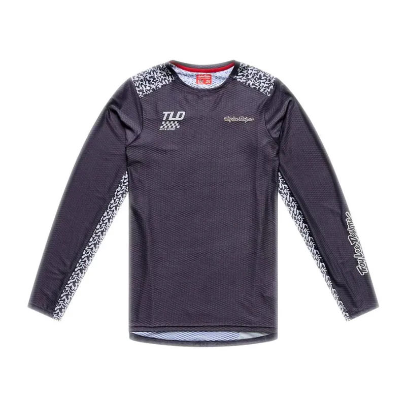 Troy Lee Designs Skyline Pro Air Long Sleeve Jersey Ridgeline Carbon