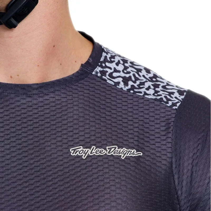 Troy Lee Designs Skyline Pro Air Short Sleeve Jersey Ridgeline Carbon-6