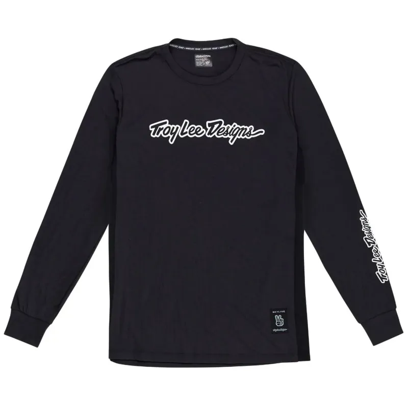 Troy Lee Designs Skyline Ride Long Sleeve T-Shirt Signature Black