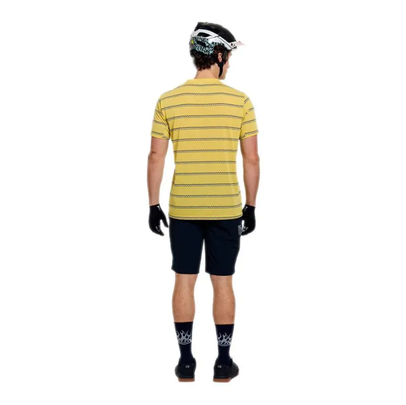 Troy Lee Designs Skyline Short Sleeve Ride Jersey Checked Out Butter-11