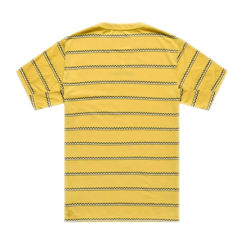 Troy Lee Designs Skyline Short Sleeve Ride Jersey Checked Out Butter-1