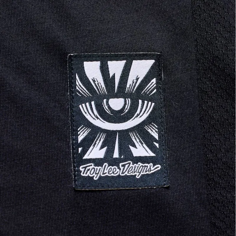 Troy Lee Designs Skyline Short Sleeve Ride Jersey Signature Black / Real Teal-3