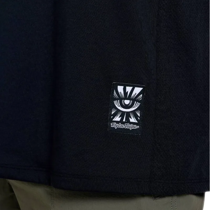 Troy Lee Designs Skyline Short Sleeve Ride Jersey Signature Black / Real Teal-6