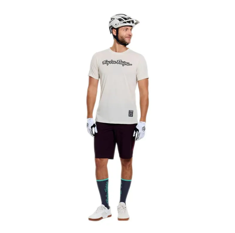 Troy Lee Designs Skyline Short Sleeve Ride Jersey Signature Pumice-9