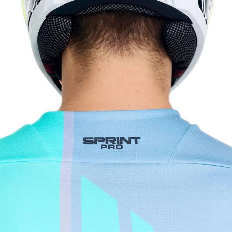 Troy Lee Designs Sprint Pro LS Jersey Lowrider Real Teal-7