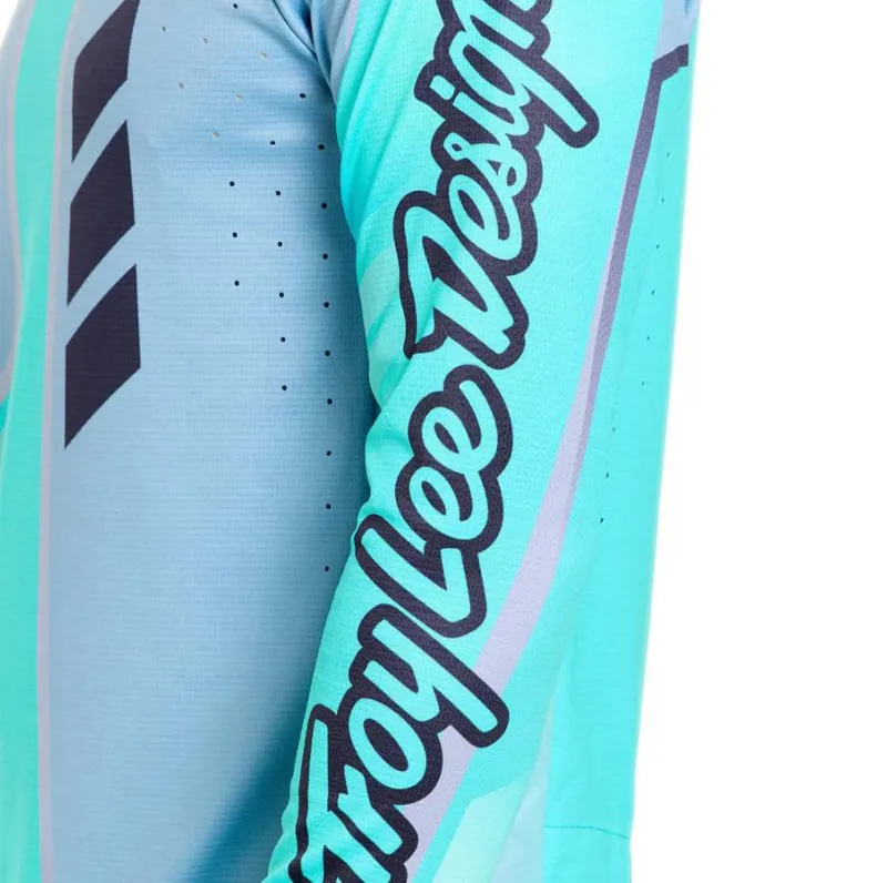 Troy Lee Designs Sprint Pro LS Jersey Lowrider Real Teal-8