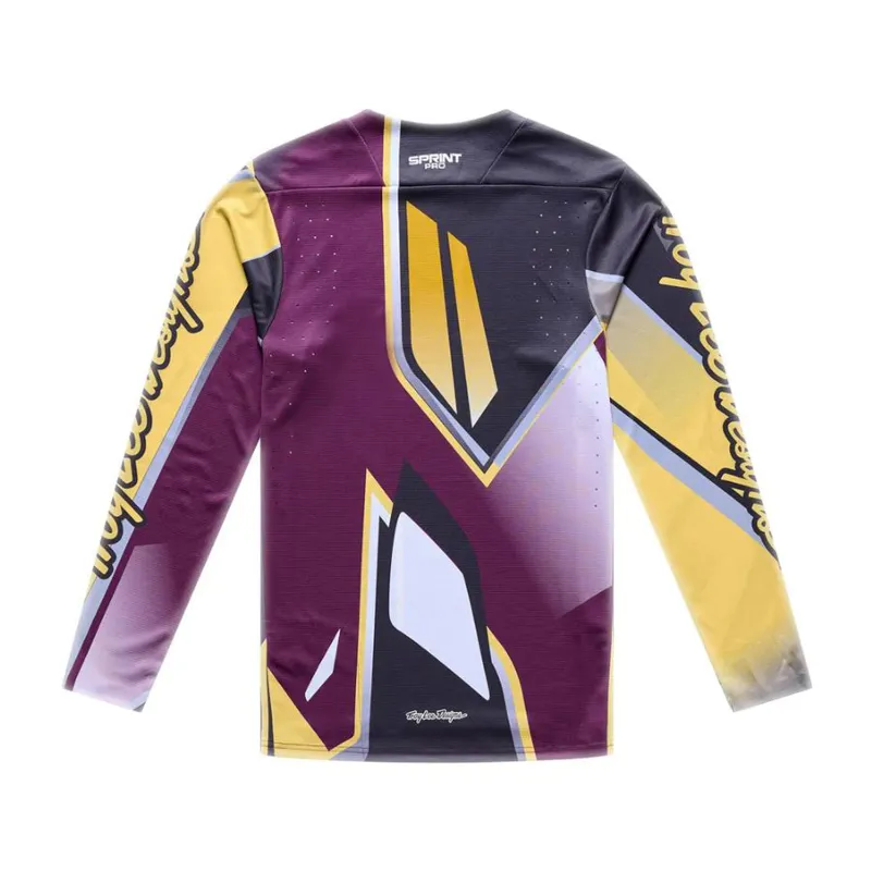 Troy Lee Designs Sprint Pro LS Jersey Lowrider Sangria-1