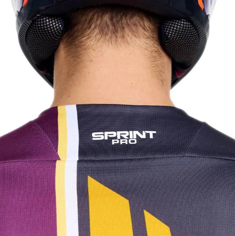 Troy Lee Designs Sprint Pro LS Jersey Lowrider Sangria-8