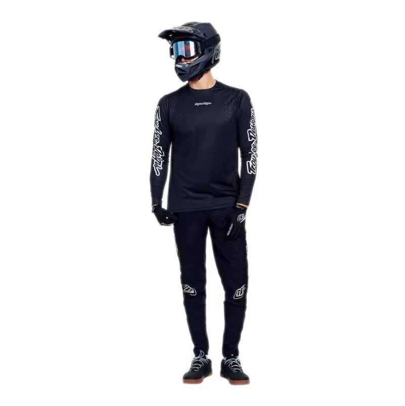 Troy Lee Designs Sprint Pro LS Jersey Mono Black-9
