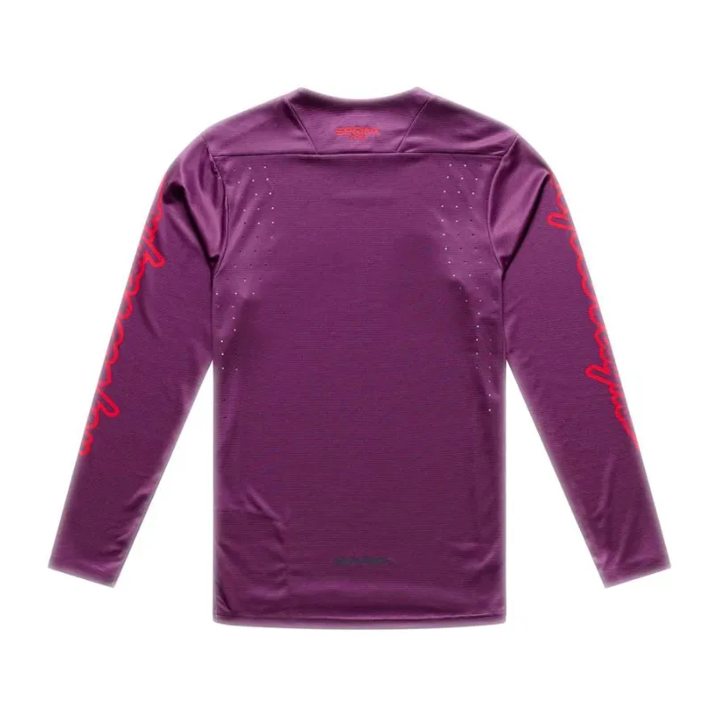 Troy Lee Designs Sprint Pro LS Jersey Mono Sangria-1