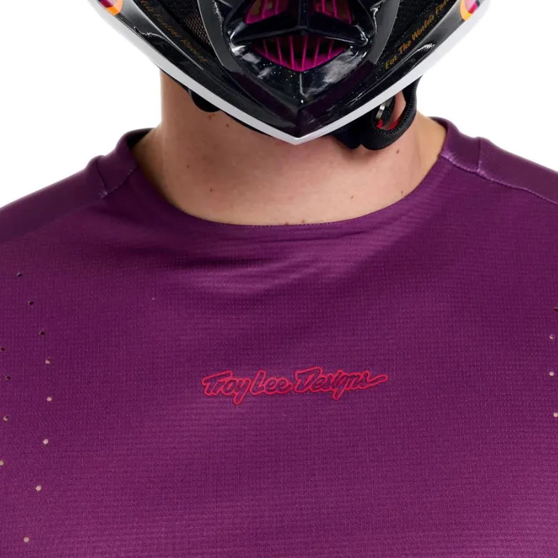 Troy Lee Designs Sprint Pro LS Jersey Mono Sangria-7