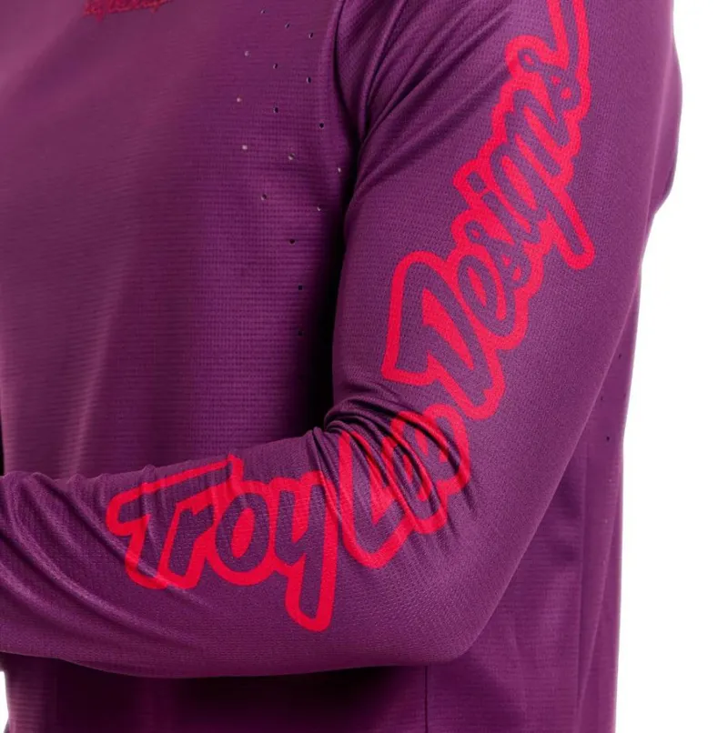 Troy Lee Designs Sprint Pro LS Jersey Mono Sangria-8