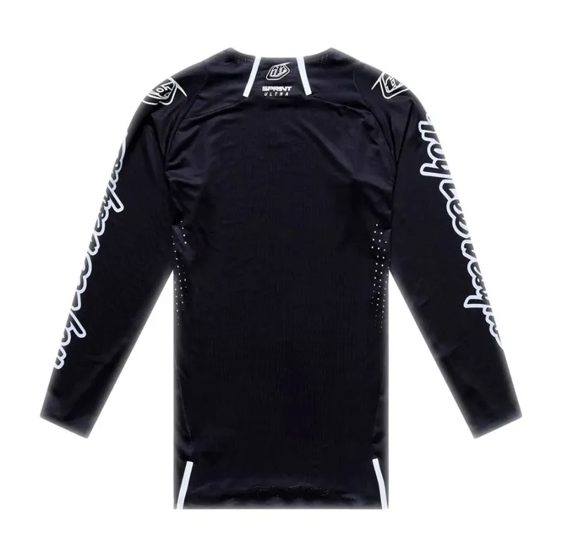 Troy Lee Designs Sprint Ultra Long Sleeve Jersey Mono Black-1
