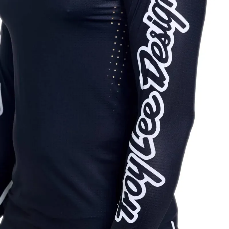 Troy Lee Designs Sprint Ultra Long Sleeve Jersey Mono Black-6