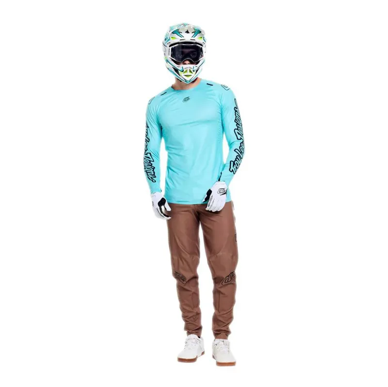 Troy Lee Designs Sprint Ultra Long Sleeve Jersey Mono Real Teal-9