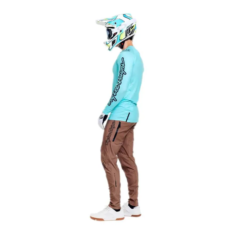 Troy Lee Designs Sprint Ultra Long Sleeve Jersey Mono Real Teal-10