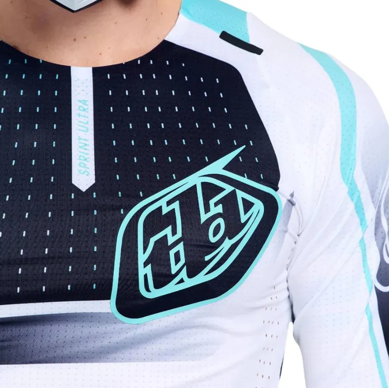 Troy Lee Designs Sprint Ultra Long Sleeve Jersey Proton White-10