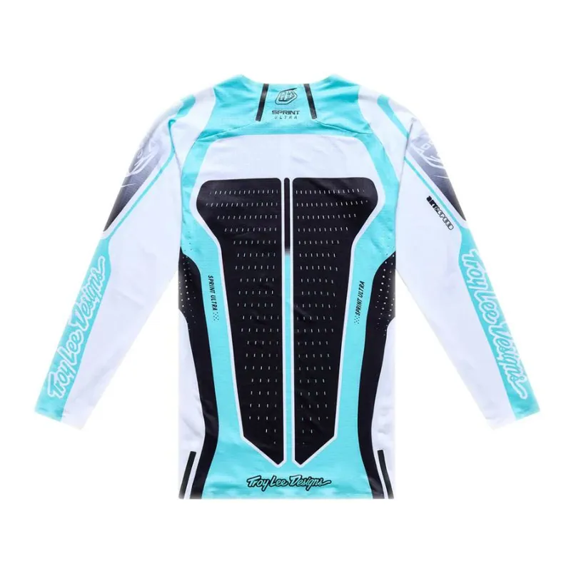 Troy Lee Designs Sprint Ultra Long Sleeve Jersey Proton White-1