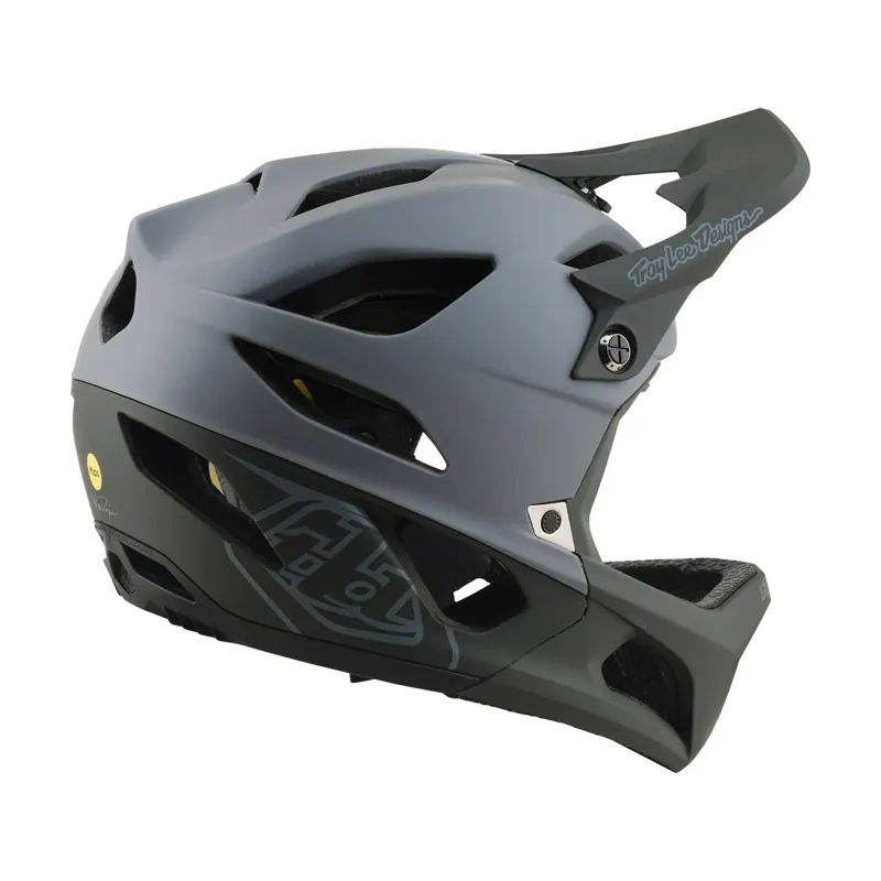 Troy Lee Designs Stage MIPS Full Face MTB Helmet Drone Grey-4