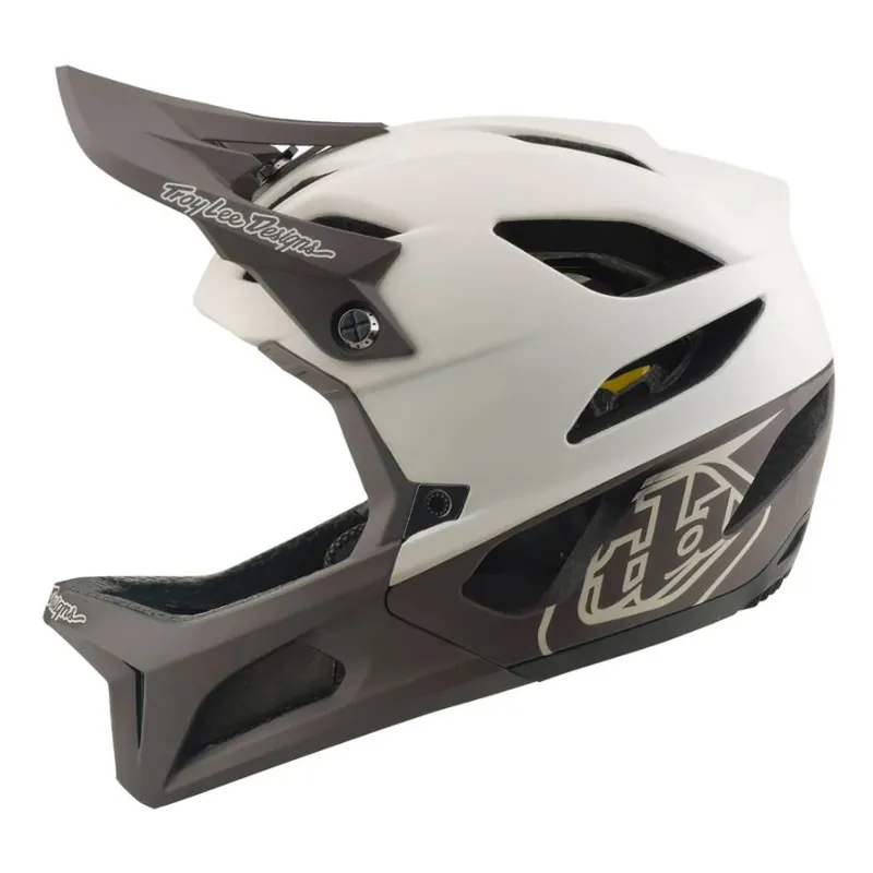 Troy Lee Designs Stage MIPS Full Face MTB Helmet Drone Pumice-1