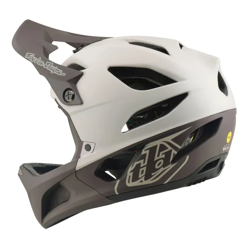 Troy Lee Designs Stage MIPS Full Face MTB Helmet Drone Pumice-2