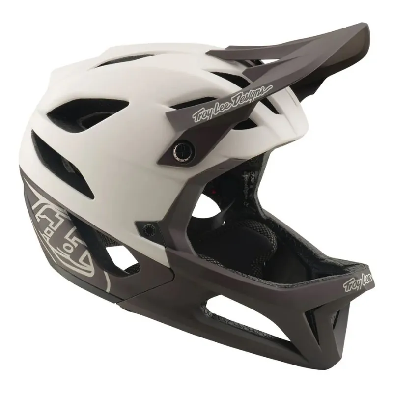 Troy Lee Designs Stage MIPS Full Face MTB Helmet Drone Pumice-6