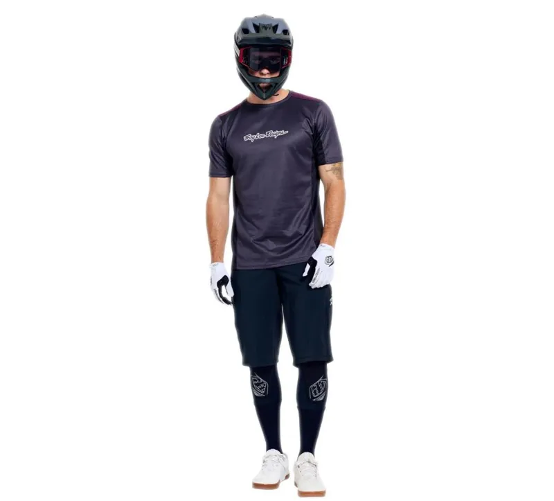 Troy Lee Designs Stage Short Sleeve Jersey Signature Carbon-1
