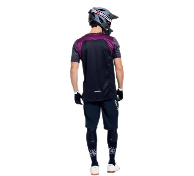 Troy Lee Designs Stage Short Sleeve Jersey Signature Carbon-2