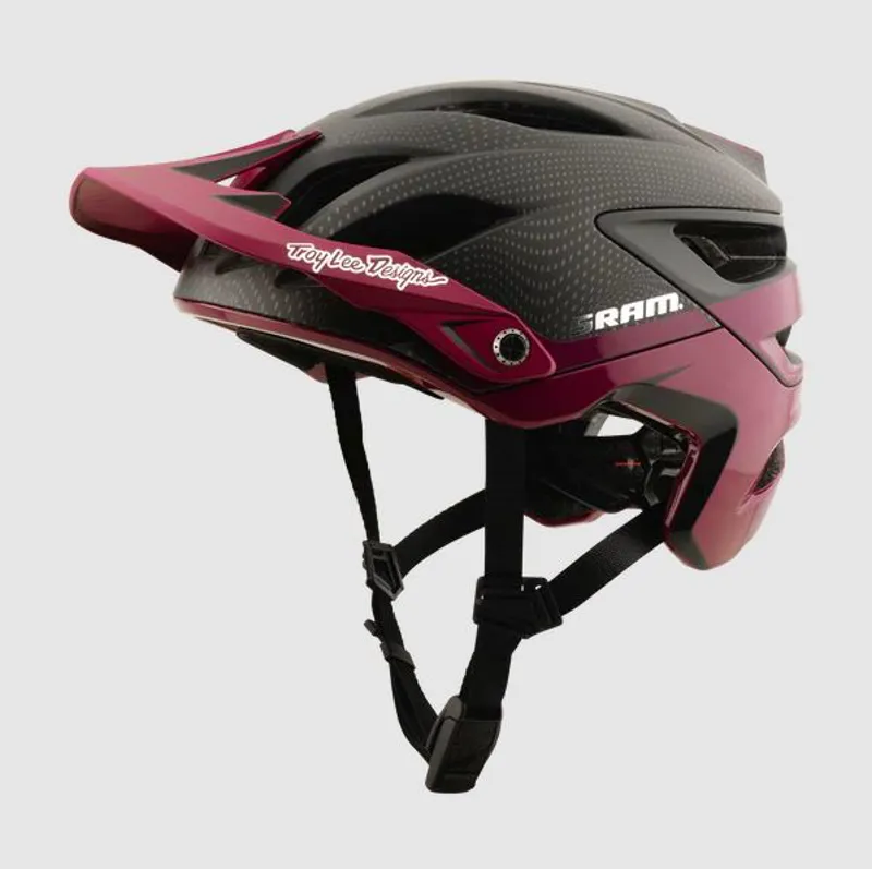Troy Lee Designs X SRAM Radioscape A3 MIPS Helmet Black/Berry-2