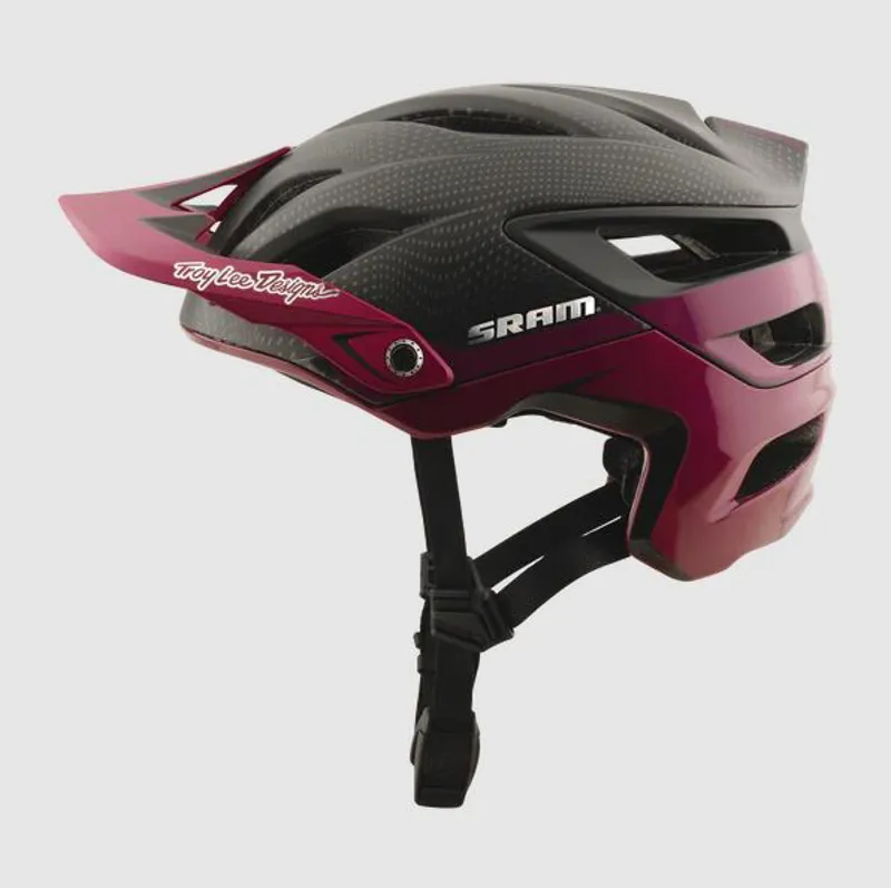 Troy Lee Designs X SRAM Radioscape A3 MIPS Helmet Black/Berry