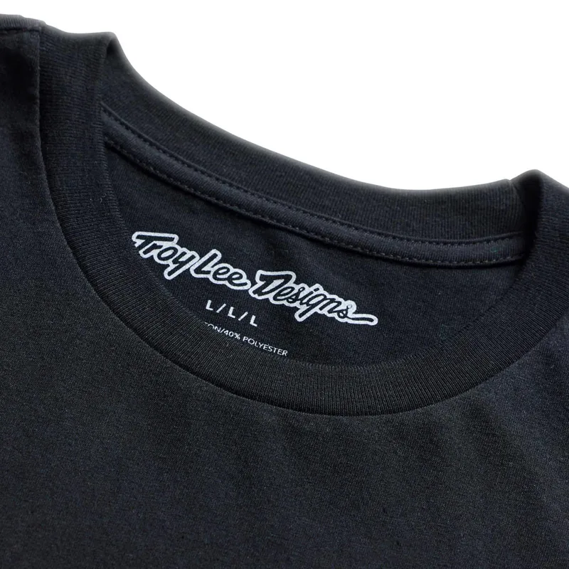  Troy Lee Designs Feather Short Sleeve MTB T-Shirt Black-3