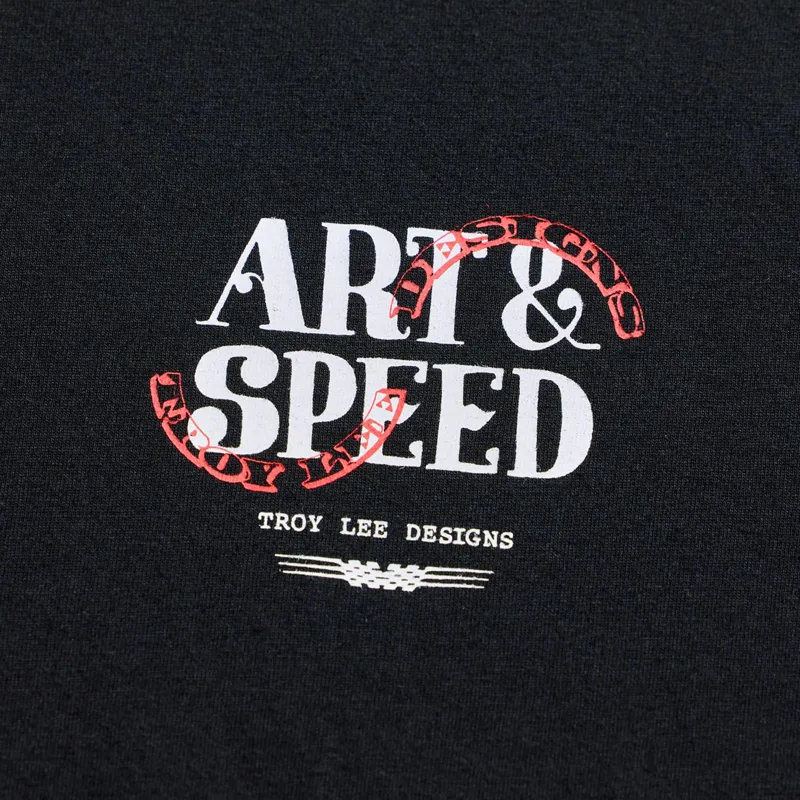 Troy Lee Designs Pink Slips Short Sleeve T-Shirt Black-1
