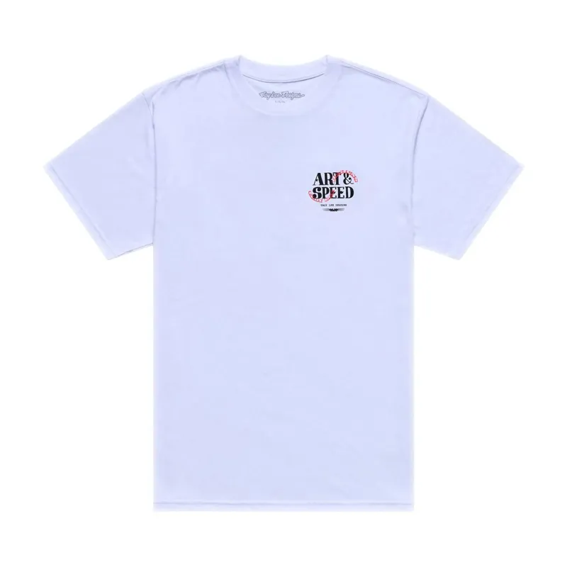 Troy Lee Designs Pink Slips Short Sleeve T-Shirt White