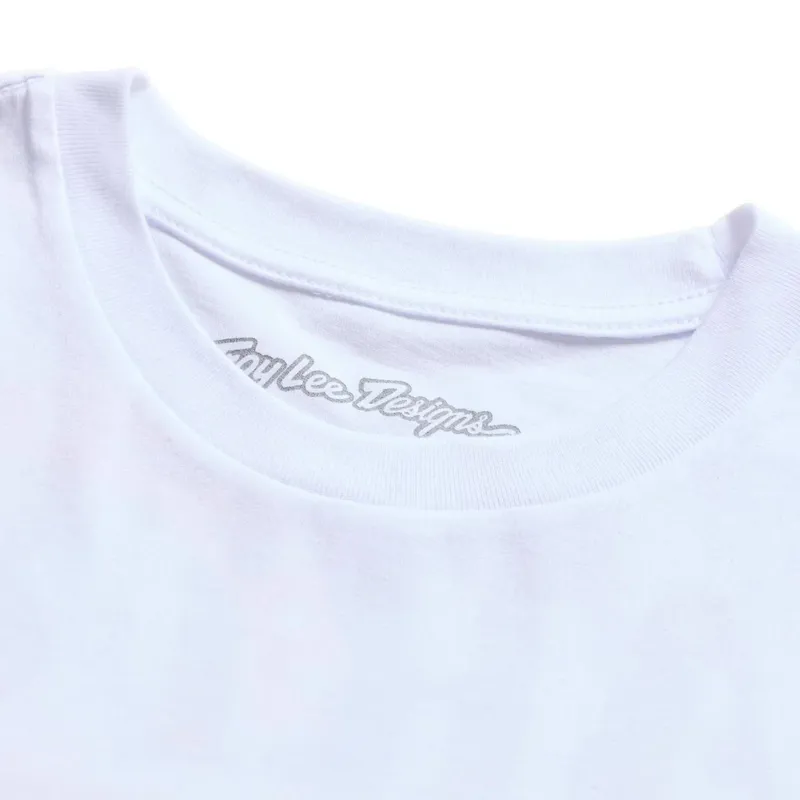 Troy Lee Designs Pink Slips Short Sleeve T-Shirt White-2