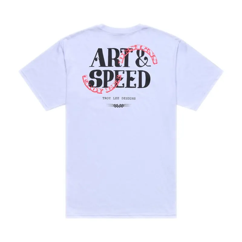Troy Lee Designs Pink Slips Short Sleeve T-Shirt White-4