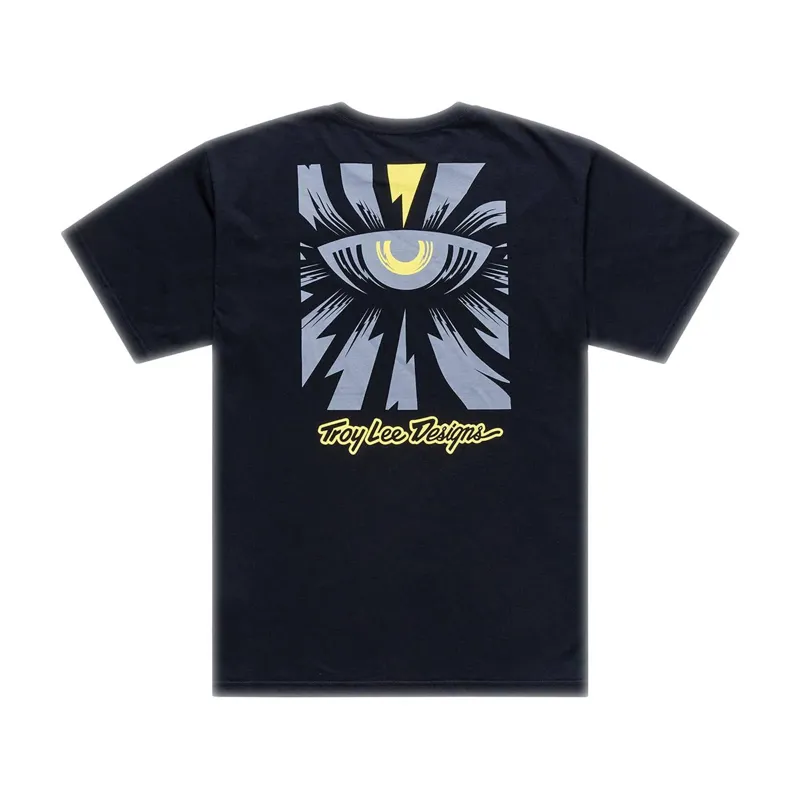  Troy Lee Designs Cyborg Short Sleeve T-Shirt Black-1