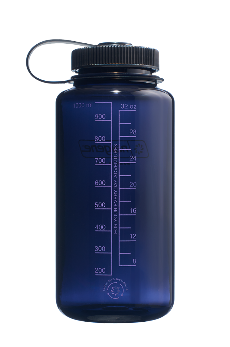 Nalgene Wide Mouth Sustain Tritan Bottle 32oz/1L Odyssey Gray-1