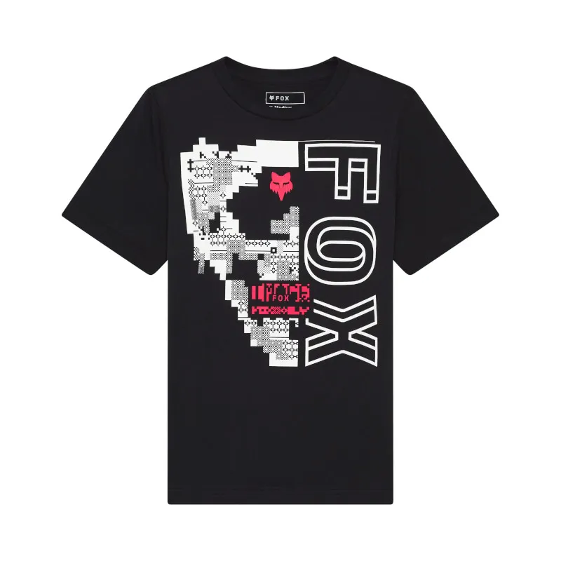 Fox Image Skull Youth Short Sleeve Tee Shirt