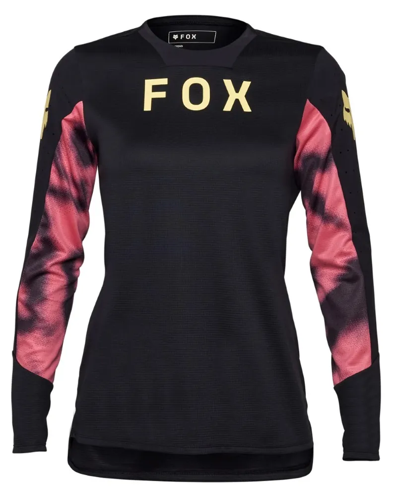 Fox Defend Taunt LS Womens Jersey Black