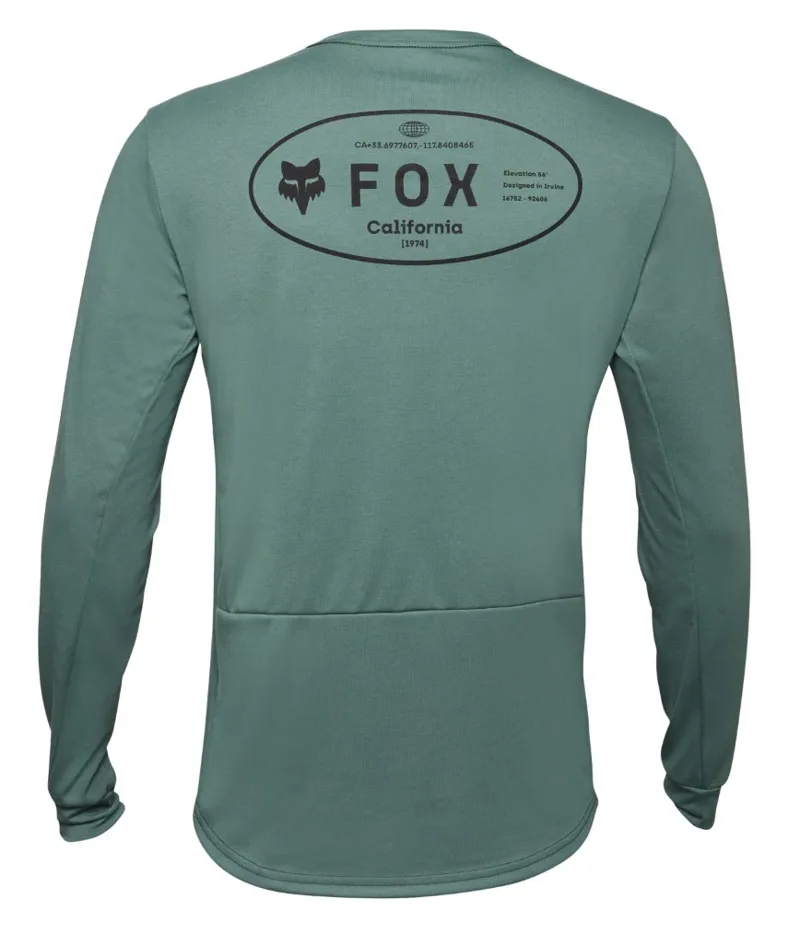 Fox Ranger DR MD LS Jersey Hunter Green-1