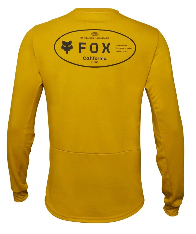 Fox Ranger DR MD LS Jersey Mustard-1
